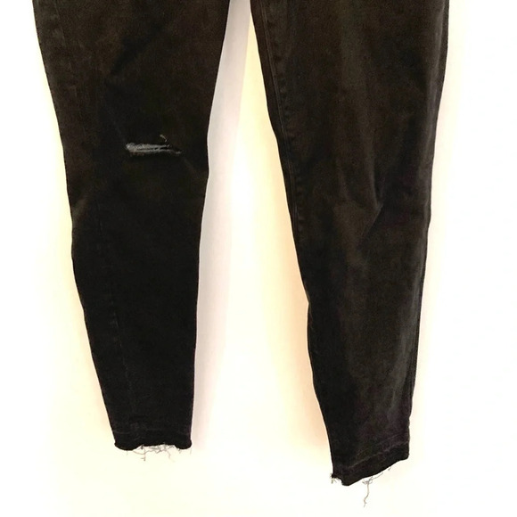 Spanx Distressed Skinny Jeans Vintage Black Medium - Picture 7 of 10